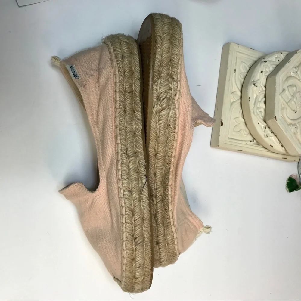 Blush Pink Soludos Platform Espadrilles